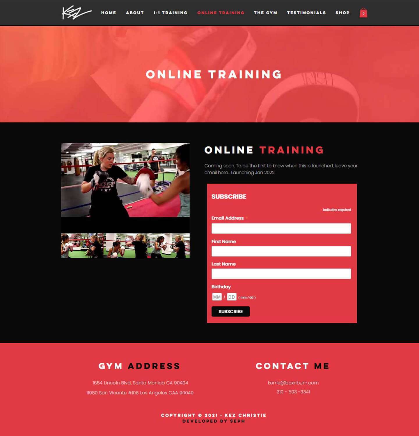 Home 60 KCG - Online Training